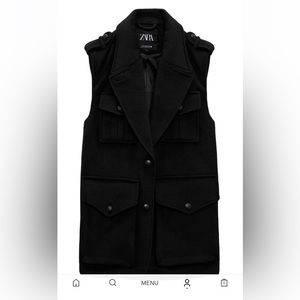 Zara wool vest